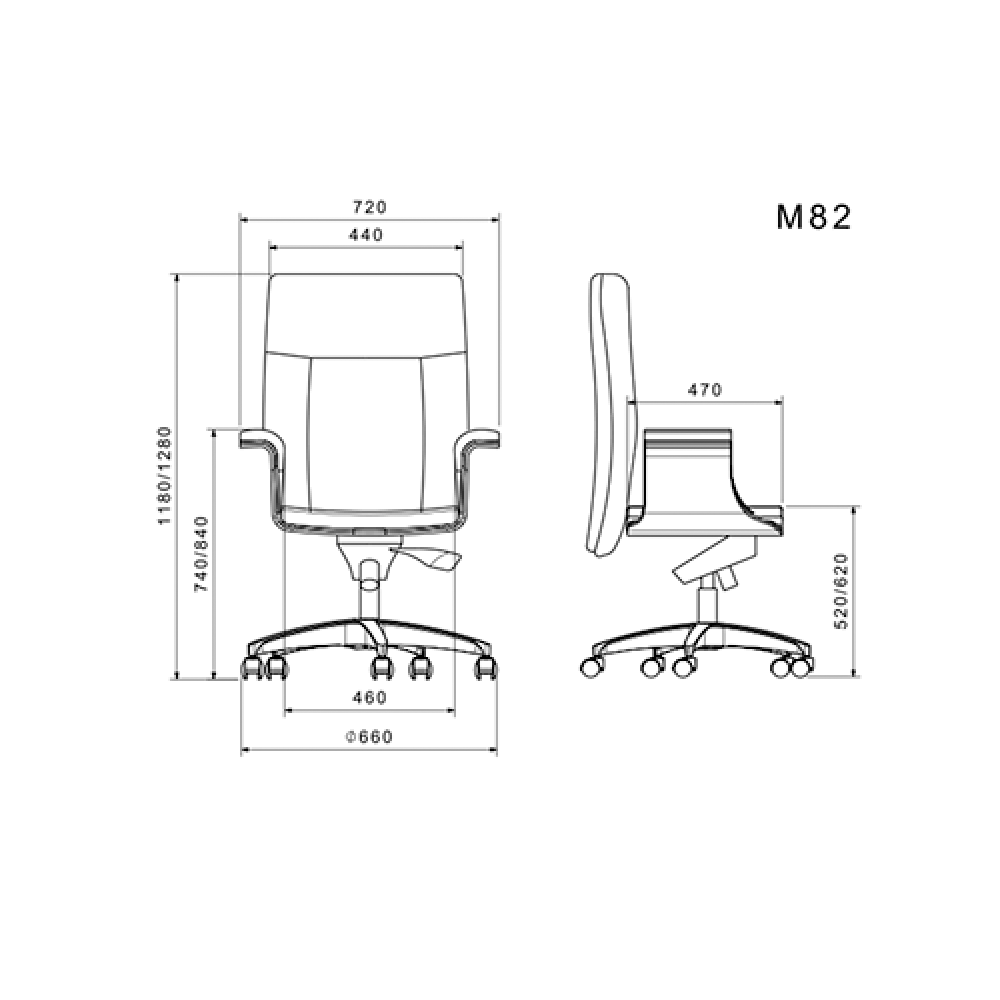 صندلی معاونتی لیو - M82
